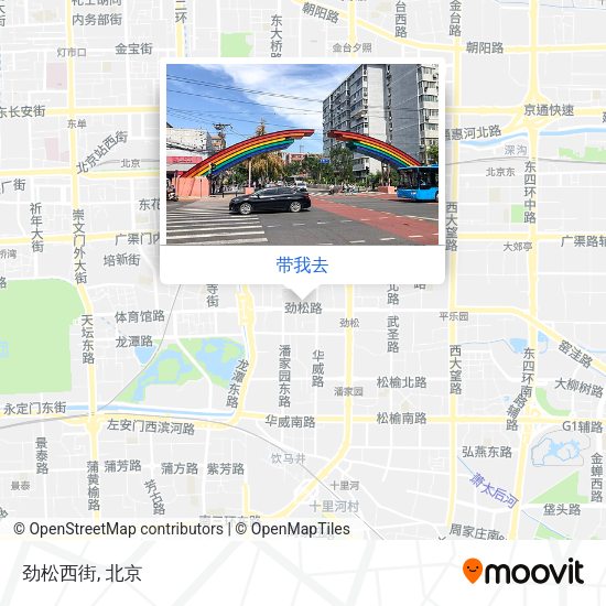 劲松西街地图