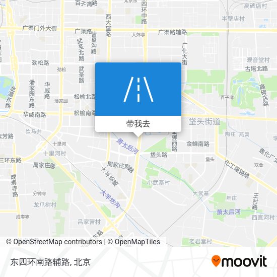 东四环南路辅路地图