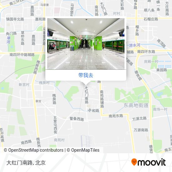 大红门南路地图
