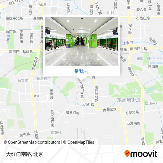 大红门南路地图
