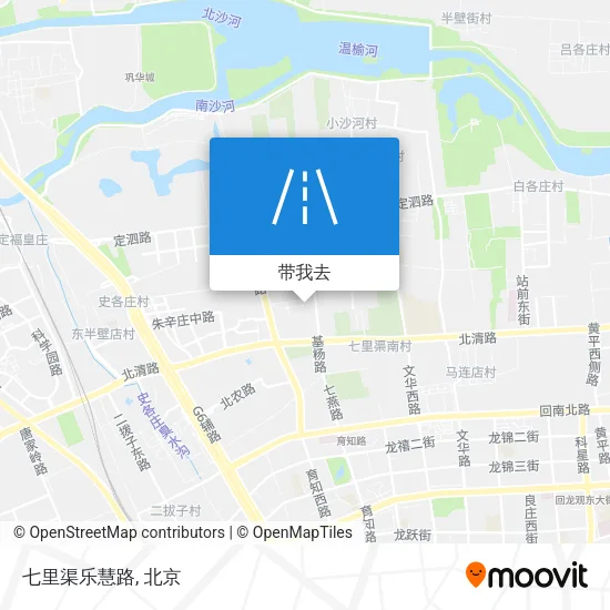 七里渠乐慧路地图