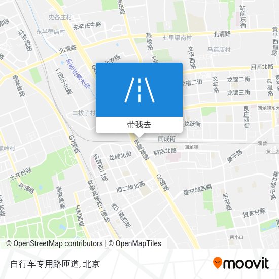 自行车专用路匝道地图