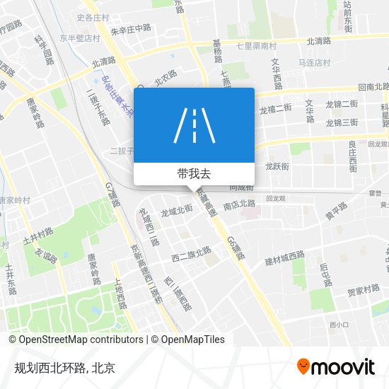 规划西北环路地图