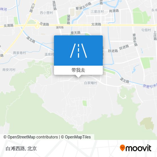 白滩西路地图