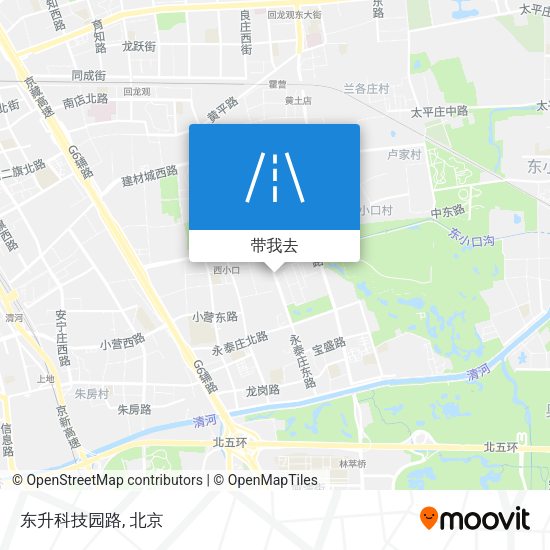 东升科技园路地图