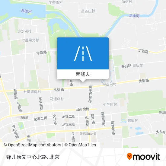 聋儿康复中心北路地图