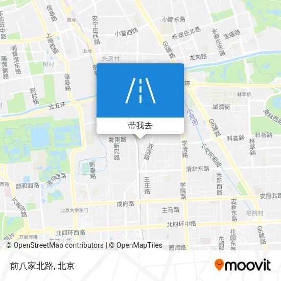 前八家北路地图