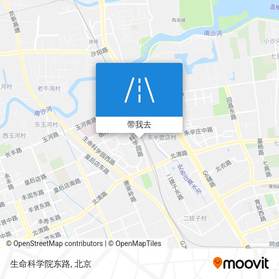 生命科学院东路地图