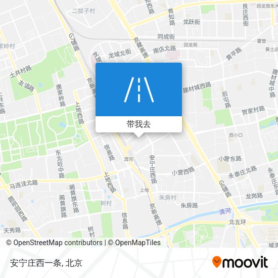 安宁庄西一条地图