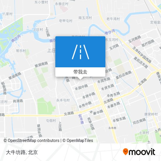 大牛坊路地图
