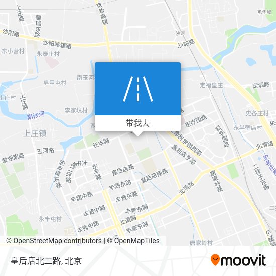 皇后店北二路地图
