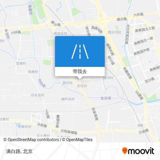 满白路地图