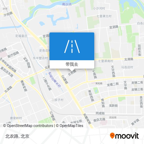 北农路地图