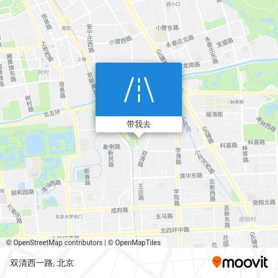 双清西一路地图