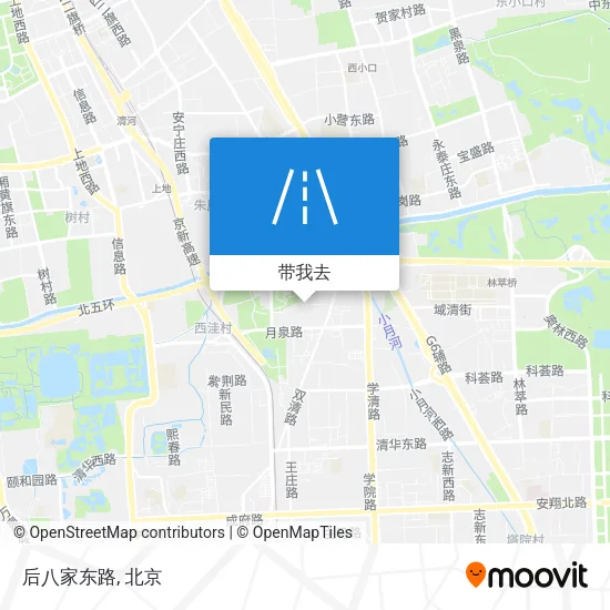 后八家东路地图