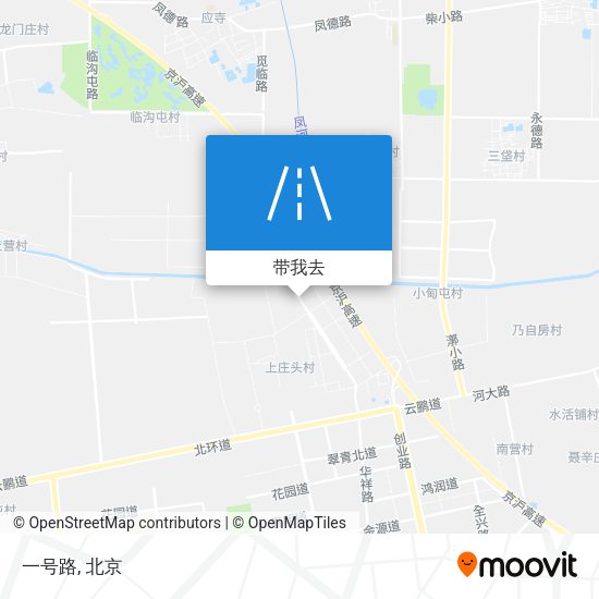 一号路地图