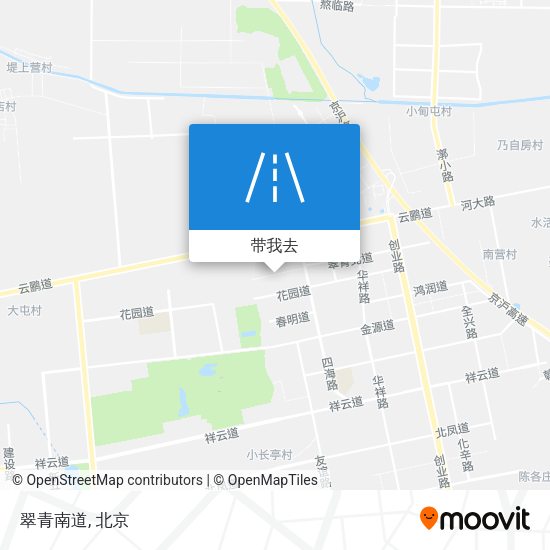 翠青南道地图