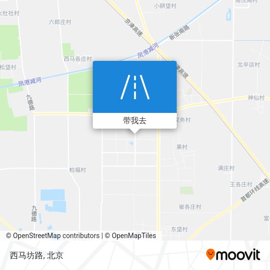 西马坊路地图