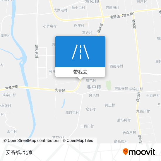 安香线地图