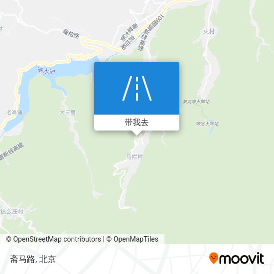 斋马路地图