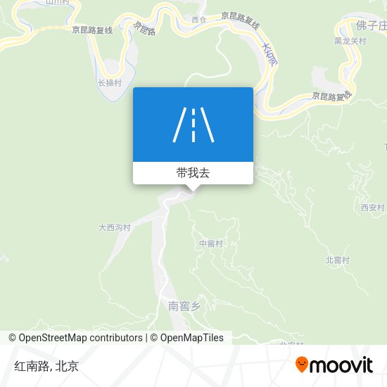 红南路地图