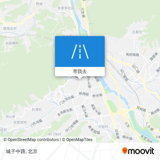城子中路地图
