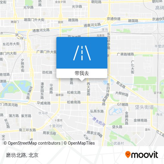 磨坊北路地图