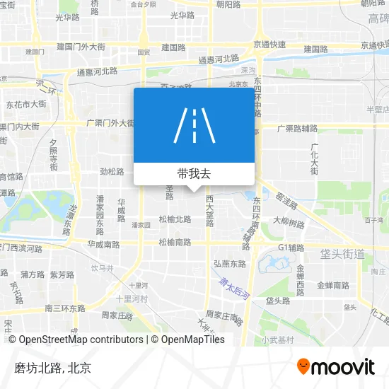 磨坊北路地图