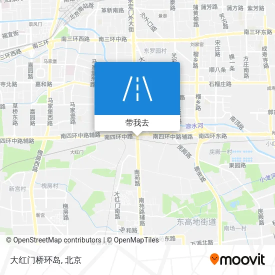 大红门桥环岛地图