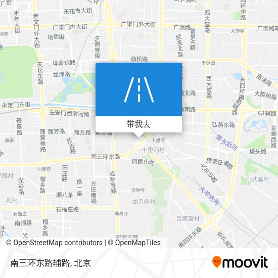 南三环东路辅路地图