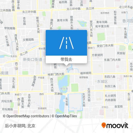 后小井胡同地图