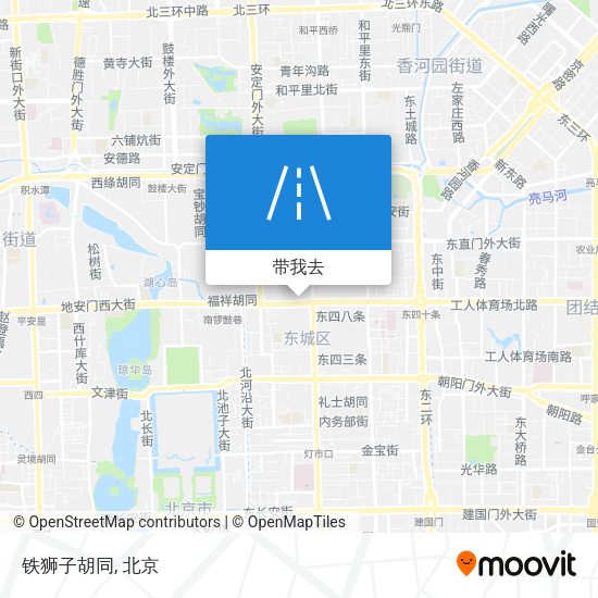 铁狮子胡同地图