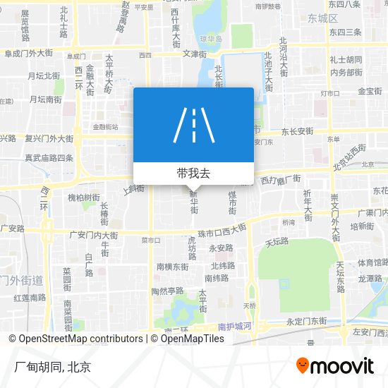 厂甸胡同地图