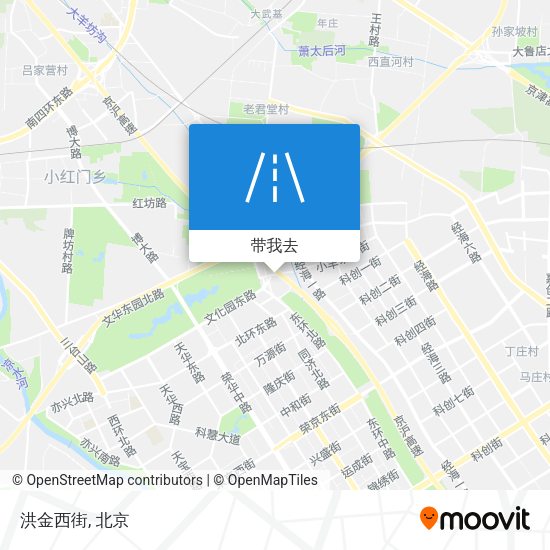 洪金西街地图