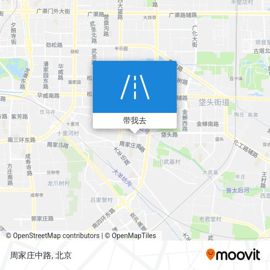 周家庄中路地图