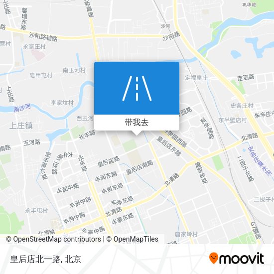 皇后店北一路地图