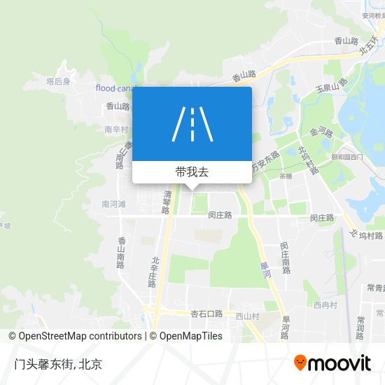 门头馨东街地图