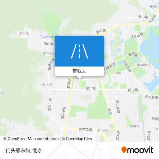 门头馨东街地图
