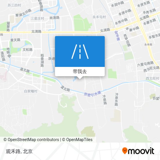 观禾路地图