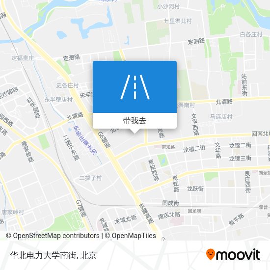 华北电力大学南街地图