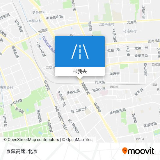 京藏高速地图