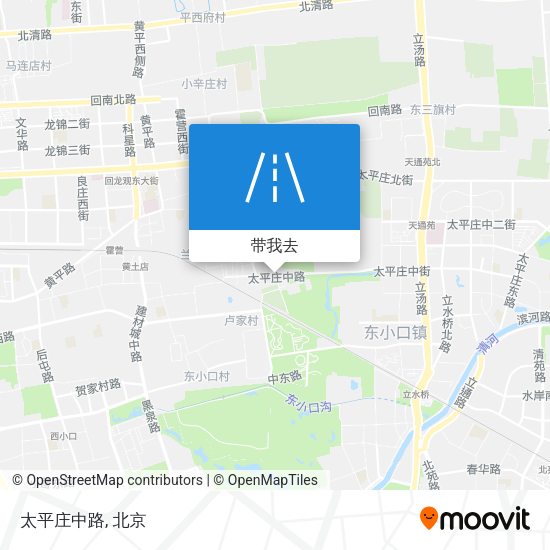 太平庄中路地图