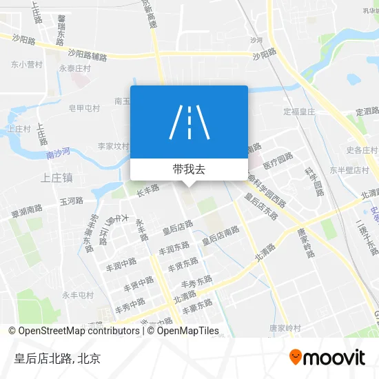 皇后店北路地图