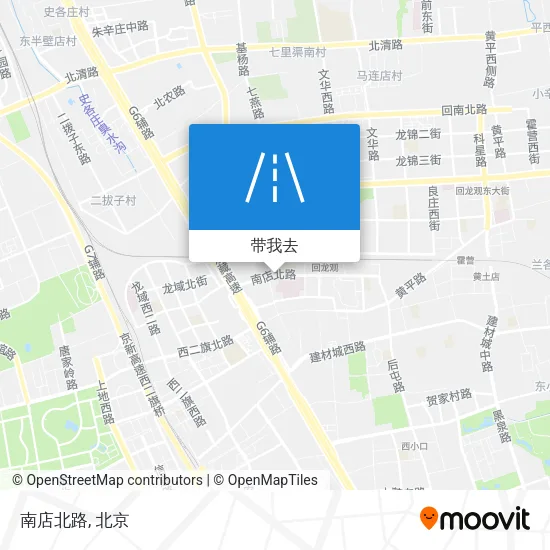 南店北路地图