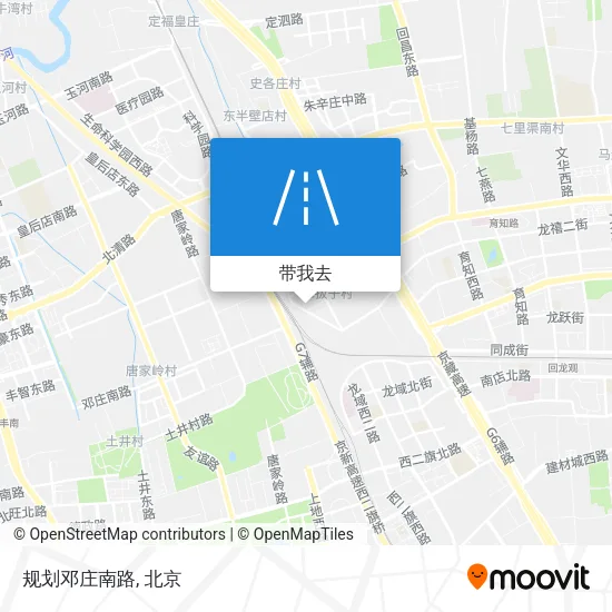 规划邓庄南路地图