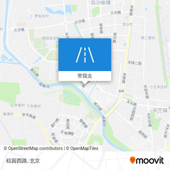 棕园西路地图