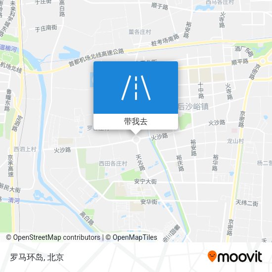 罗马环岛地图