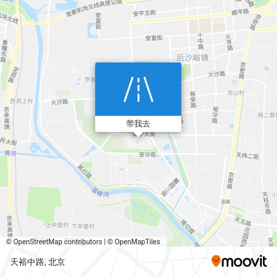 天裕中路地图