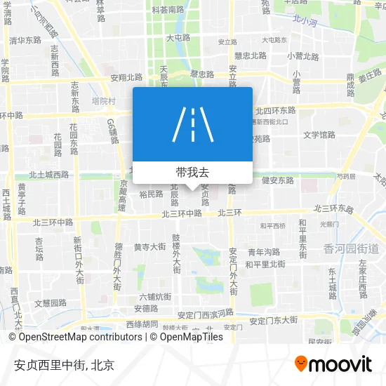 安贞西里中街地图