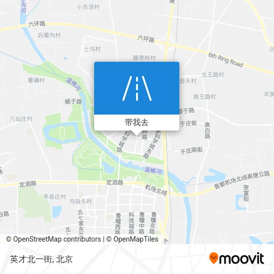 英才北一街地图